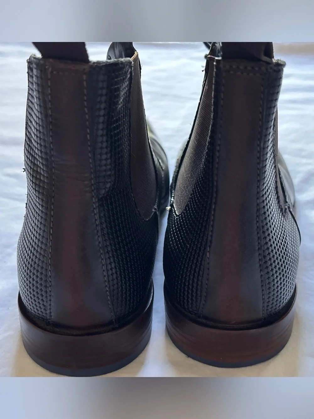Stacy Adams Men’s Sz 11 Brown Leather Chelsea Cap Toe Boots